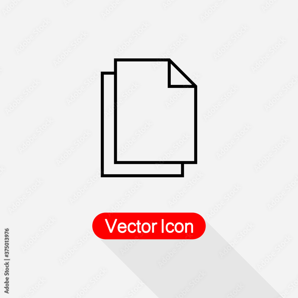 Copy Icon, Duplicate App Sign Vector Illustration Eps10 Copy Icon, Duplicate App Sign Vector Illustration Eps10
