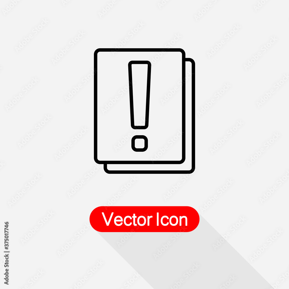 Exclamation Mark Icon Vector Illustration Eps10 Exclamation Mark Icon Vector Illustration Eps10