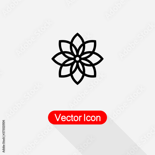 Flower Icon Vector Illustration Eps10