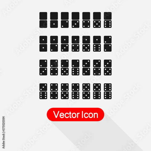 Full Set Of Domino Vector Illustration Eps10