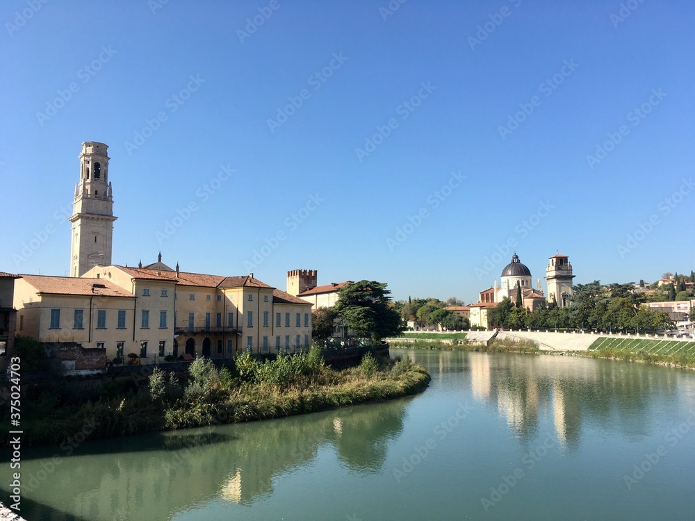 view of the river arno in florence italy