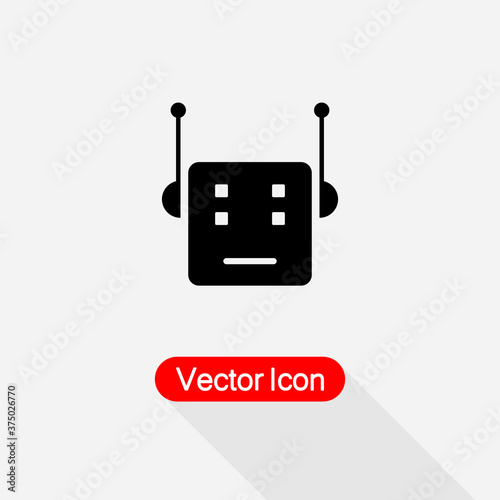 Robot Icon vector illustration Eps10