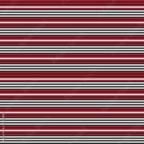 Red Stripe seamless pattern background in horizontal style