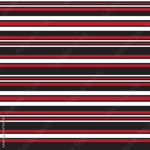 Red Stripe seamless pattern background in horizontal style