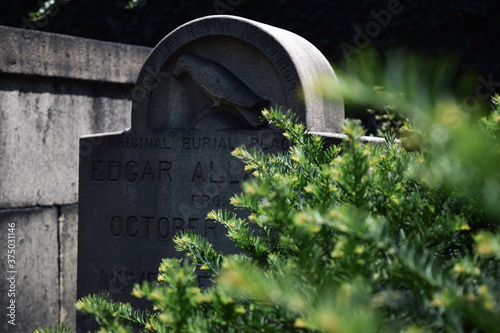 Εκτύπωση καμβά Edgar Allen Poe's Gravestone 2