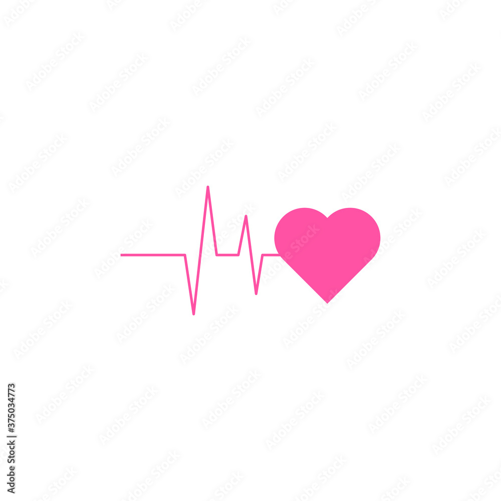 Heart beat monitor pulse line art icon for medical apps and websites isolated on white background EPS Vector Heart beat monitor pulse line art icon for medical apps and websites isolated on white background EPS Vector
