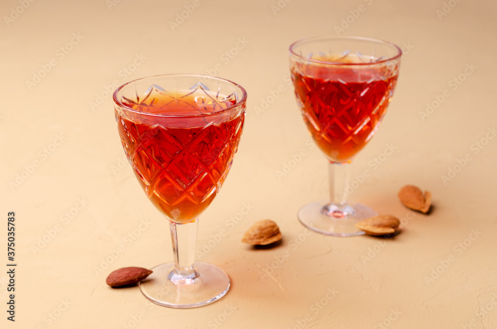 Traditional brown almond liquid Traditional brown almond liquid
