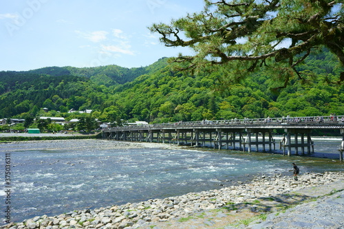 京都 嵐山 渡月橋 © SAM