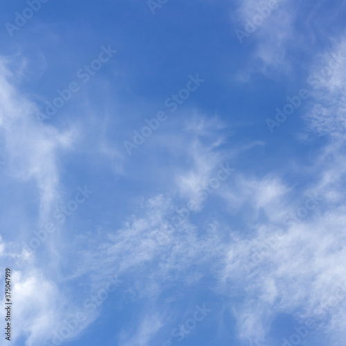 background blue sky and beautiful clouds