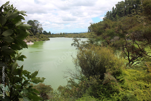 Green Lake in New Zealand