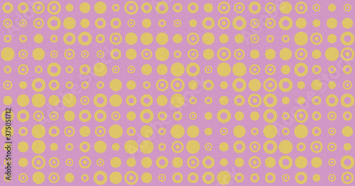 Abstract Color Halftone Dots generative art background illustration