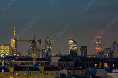 Milano skyline città photo