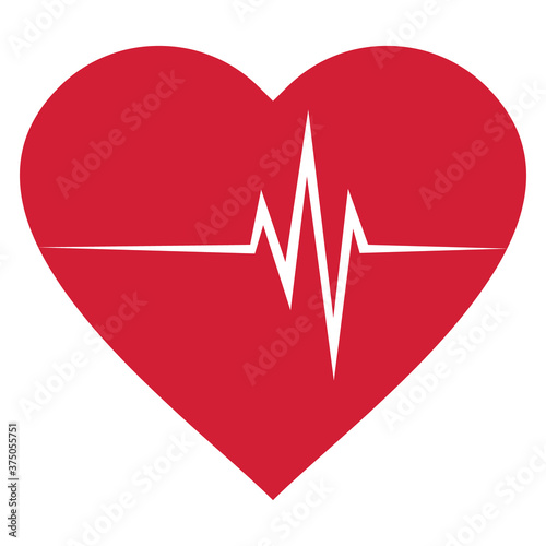 vector background of critical heart shape