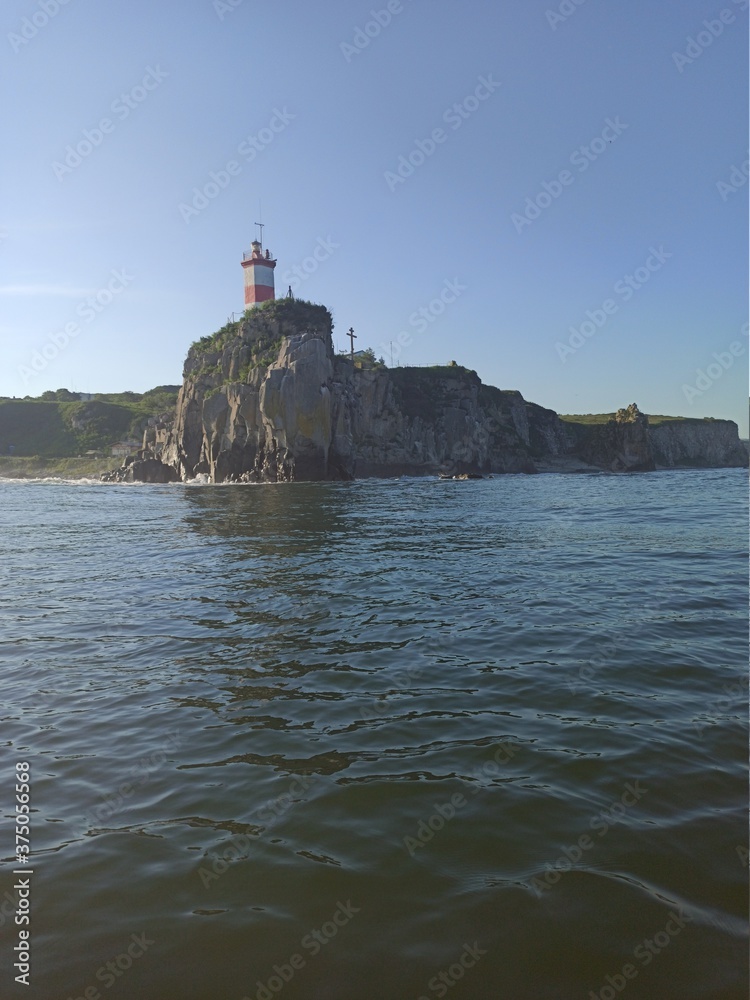 lighthouse at Cape Basargin