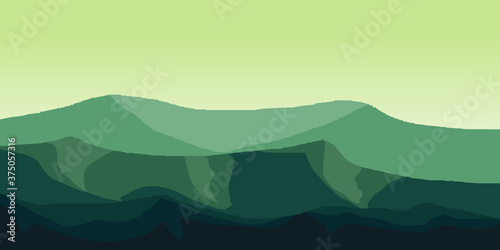 Vector ilustration of mountain landscape traveling wallpaper background good for travel blogging  travel design  tourism