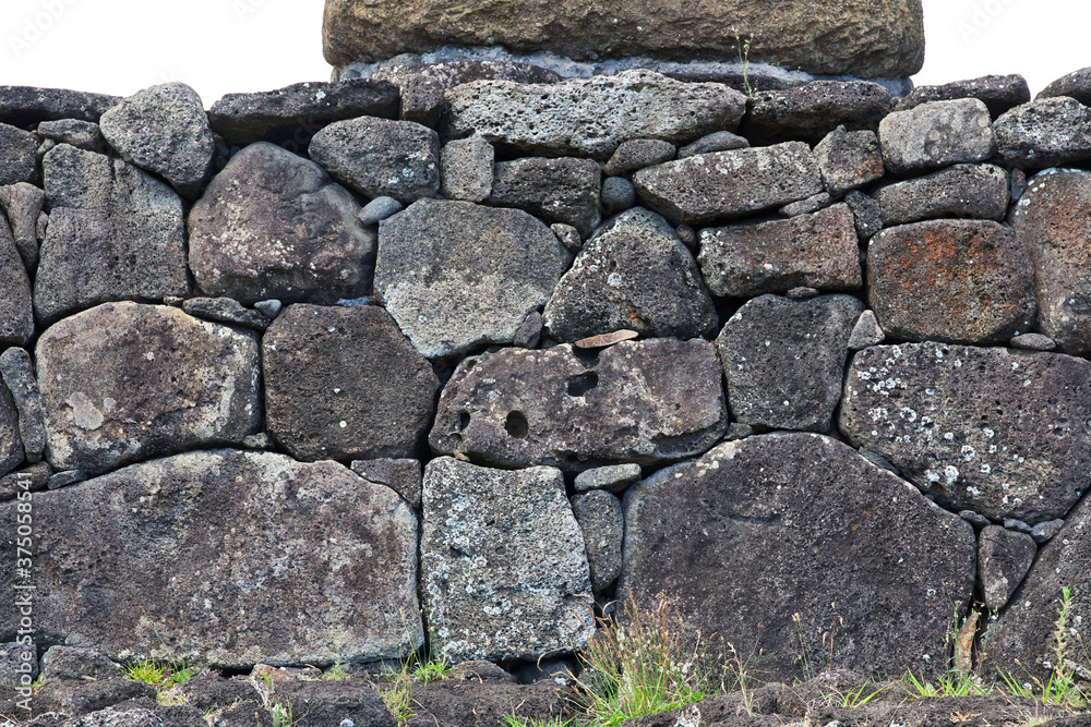 Rapa Nui. The statue Moai in Ahu Tongariki on Easter Island, Chile Rapa Nui. The statue Moai in Ahu Tongariki on Easter Island, Chile