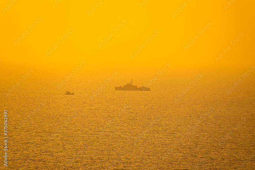 Obraz premium beautyful view of a sea at goa,india