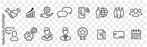 business loyalty icons vector sign