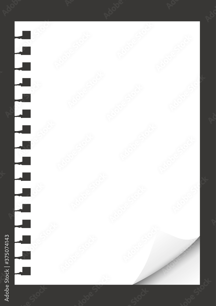 白紙の紙 背景素材 Stock Vector Adobe Stock