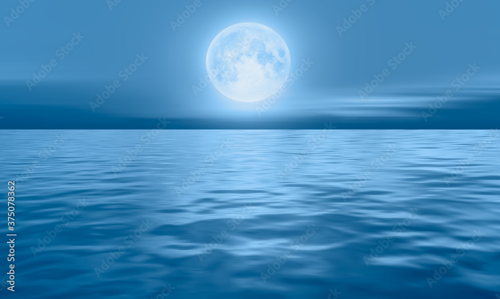 Night sky with moon in the clouds Night sky with moon in the clouds