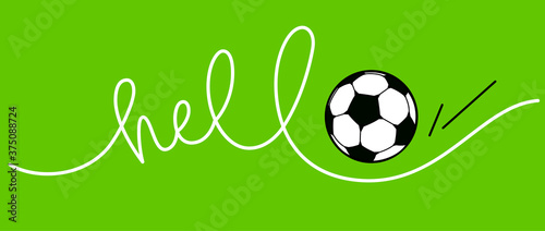 Football event banner