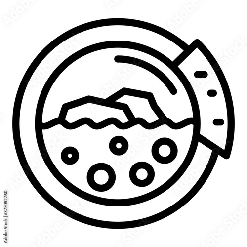 Softener icon. Outline softener vector icon for web design isolated on white background
