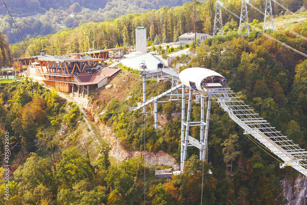 Fototapeta premium Skypark AJ Hackett Sochi.