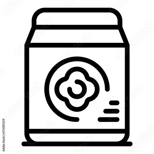 Flower softener icon. Outline flower softener vector icon for web design isolated on white background