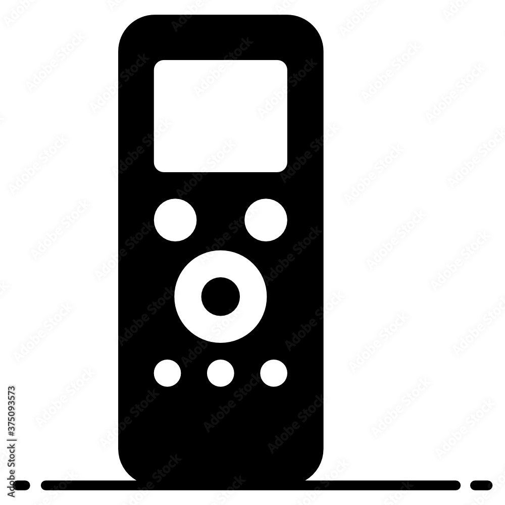 Editable vector design of voice recorder icon
Editable vector design of voice recorder icon