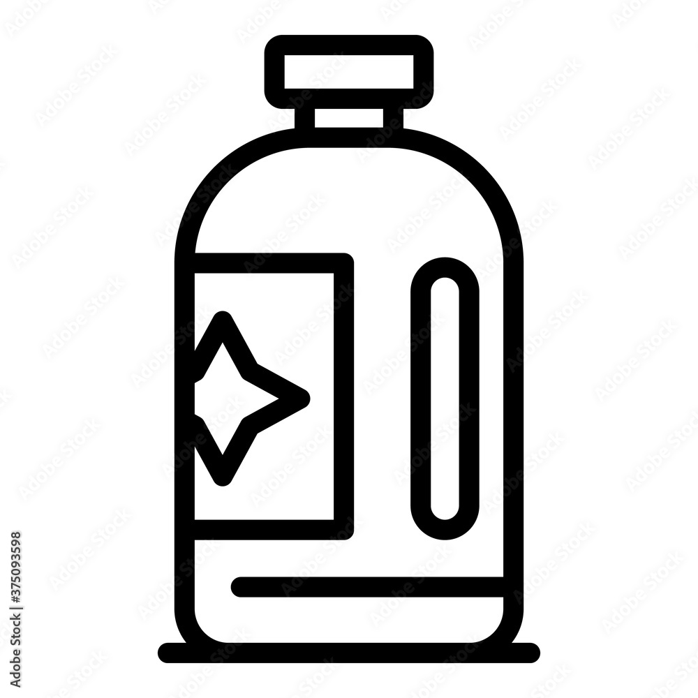 Laundry softener icon. Outline laundry softener vector icon for web design isolated on white background Laundry softener icon. Outline laundry softener vector icon for web design isolated on white background