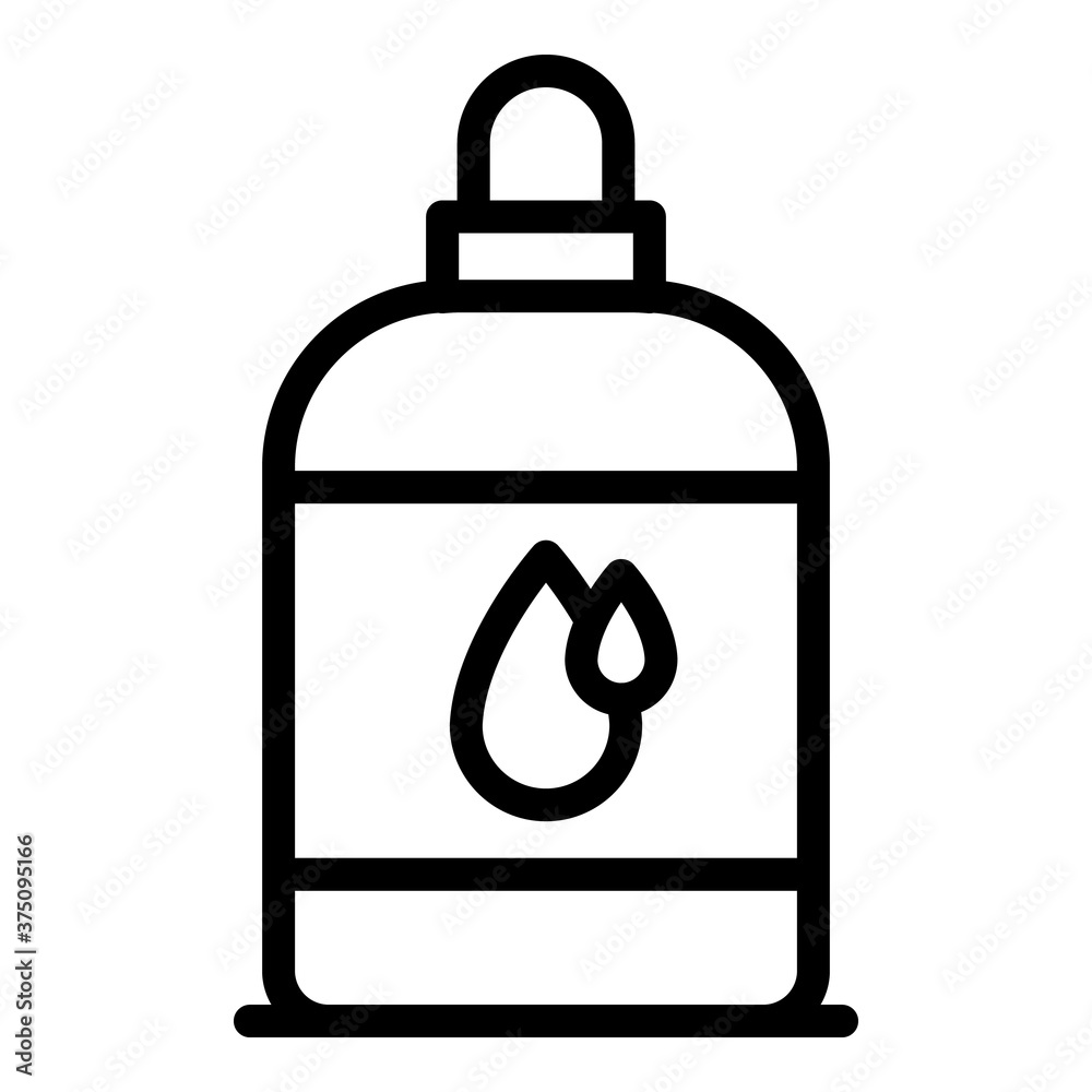 Obraz premium New mix essential oil icon. Outline new mix essential oil vector icon for web design isolated on white background