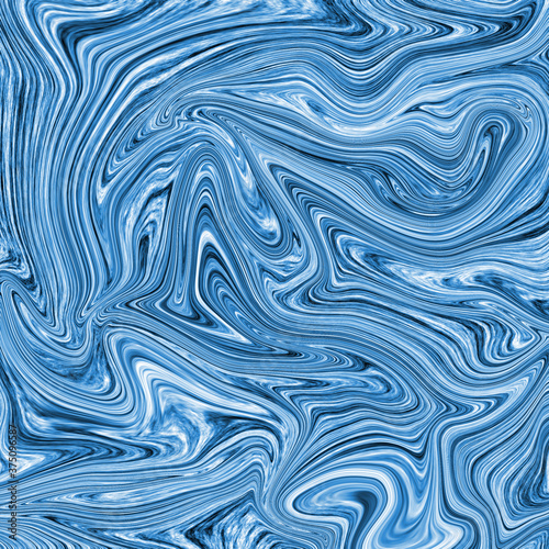 abstract illustration of blue smeared paint