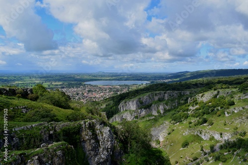 view from the Cheddar Gorge