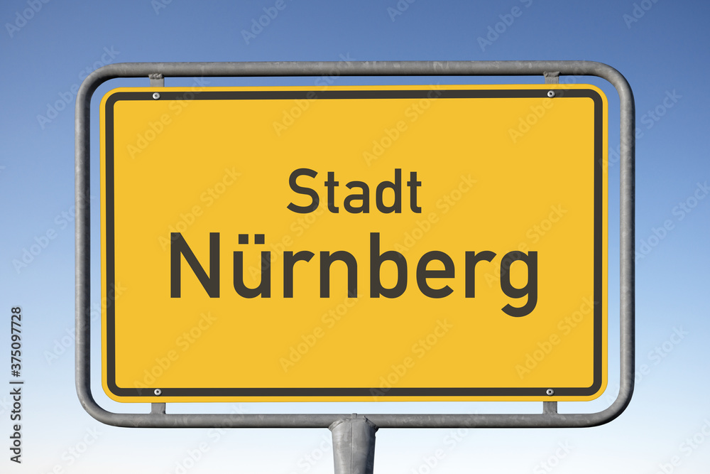 Ortstafel Stadt Nürnberg (Symbolbild) Ortstafel Stadt Nürnberg (Symbolbild)