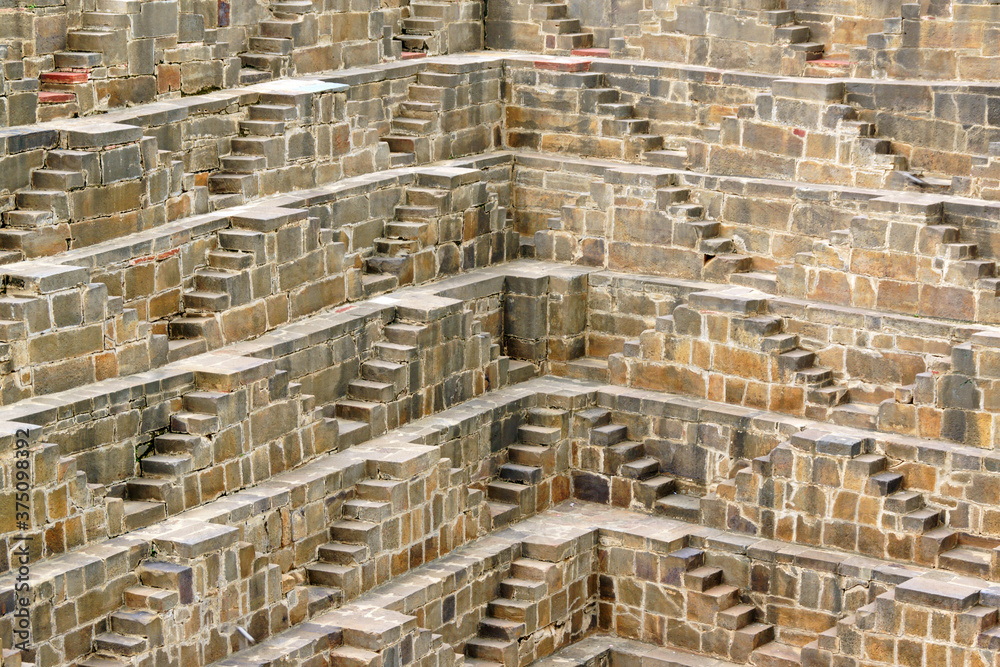Chand Baori in Abhaneri, India Chand Baori in Abhaneri, India