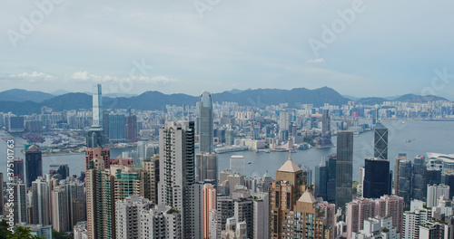 Hong Kong city skyline © leungchopan