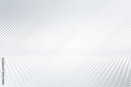 Elegant white gray modern bright wave halftone dotted art background. Business design.