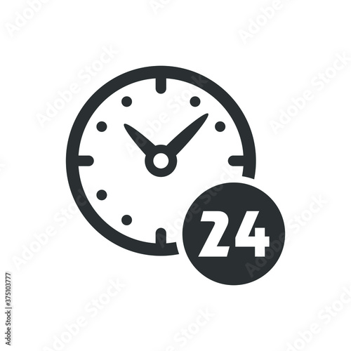 24 hours icon