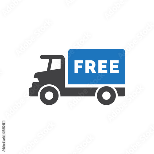 Free delivery icon