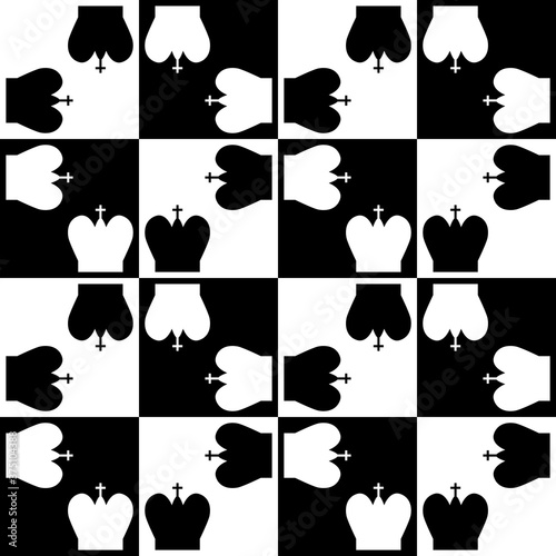 Seamless pattern with Chess...