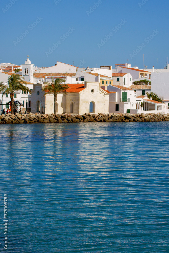 Fototapeta premium Puerto de Fornells. Bahia de Fornells.Menorca.Illes Balears.España.
