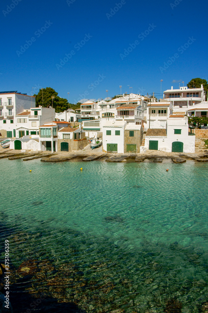 Cala d´Alcalfar. Sant Lluis. Menorca. Illes Balears. España.