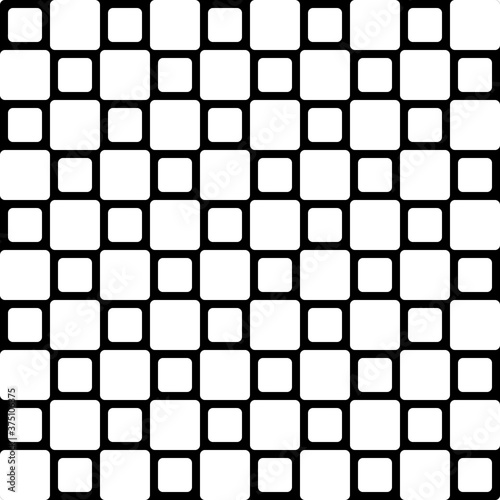 vector illustration an abstract pattern in the form of an ornament from geometric shapes of different shapes, sizes and colors