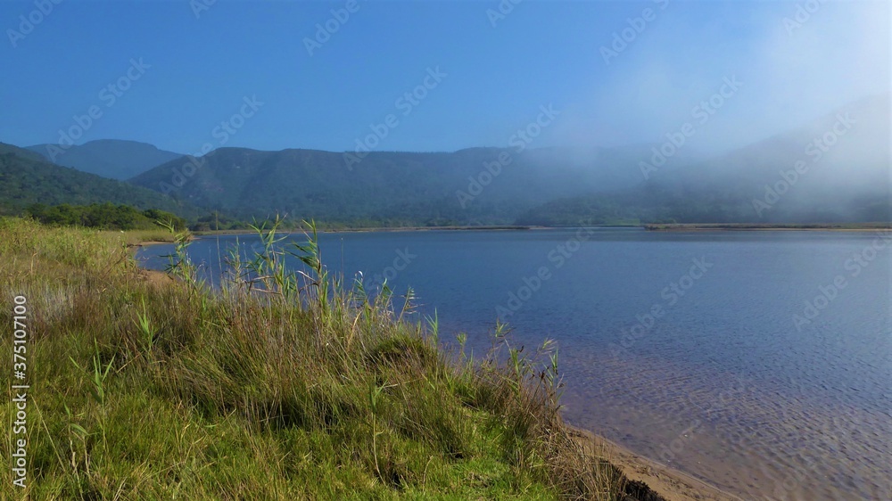 Misty Early Morning Lagoon, Tsitsikamma, South Africa