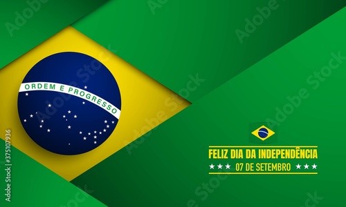 Brazil Independence Day Background.