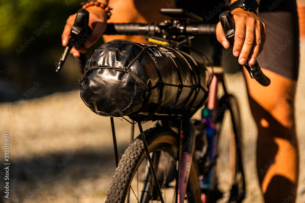 Bikepacking - bicycle trip - bicycle bag