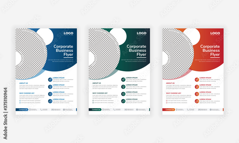 Professional and creative business flyer template Professional and creative business flyer template