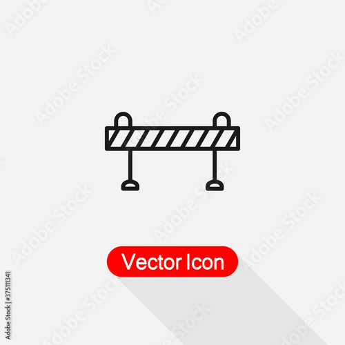 Barrier Icon Vector Illustration Eps10
