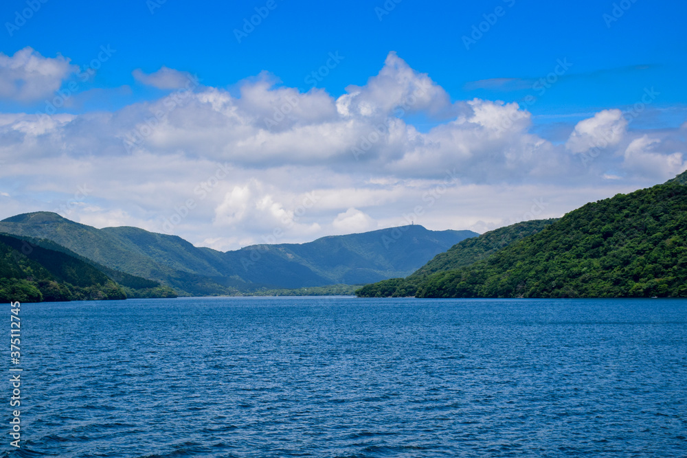 View over Lake Ashi