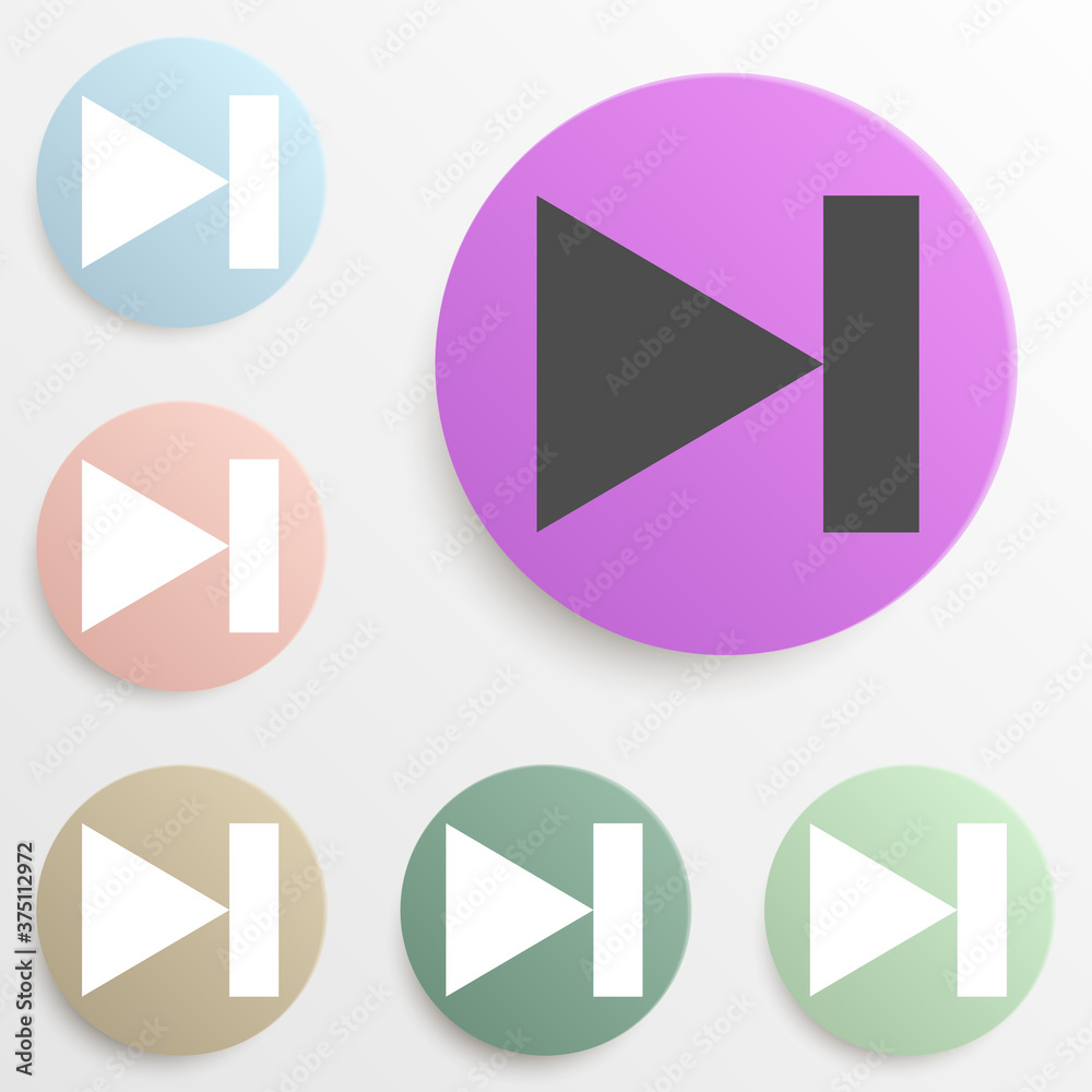 slow-motion sign badge color set. Simple glyph, flat vector of web icons for ui and ux, website or mobile application slow-motion sign badge color set. Simple glyph, flat vector of web icons for ui and ux, website or mobile application